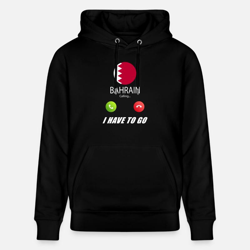Bahreïn appelle les drapeaux lusiger - Sweat à capuche bio CRUISER Stanley/Stella Unisexe - noir