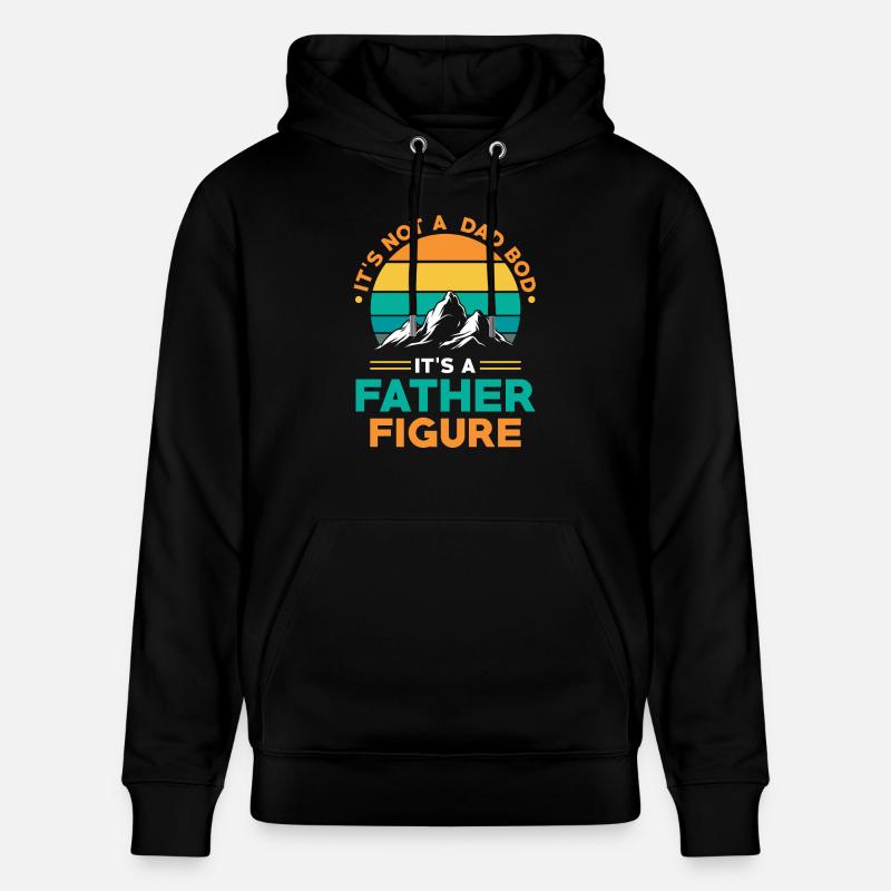 Papa Bod figure paternelle - Sweat à capuche bio CRUISER Stanley/Stella Unisexe - noir