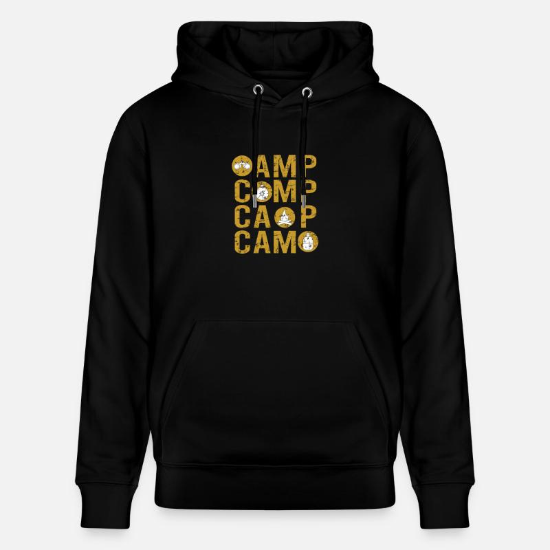 Camper Camping Camping Tools - Stanley/Stella Unisex Bio-Hoodie CRUISER  - Schwarz