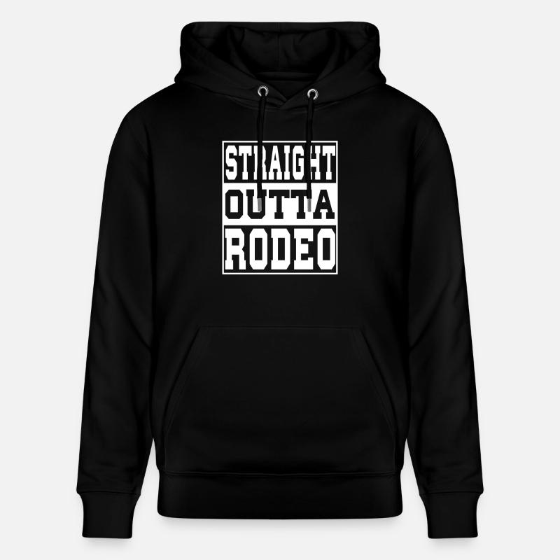 Rodeo Spruch lustig - Stanley/Stella Unisex Bio-Hoodie CRUISER - Schwarz