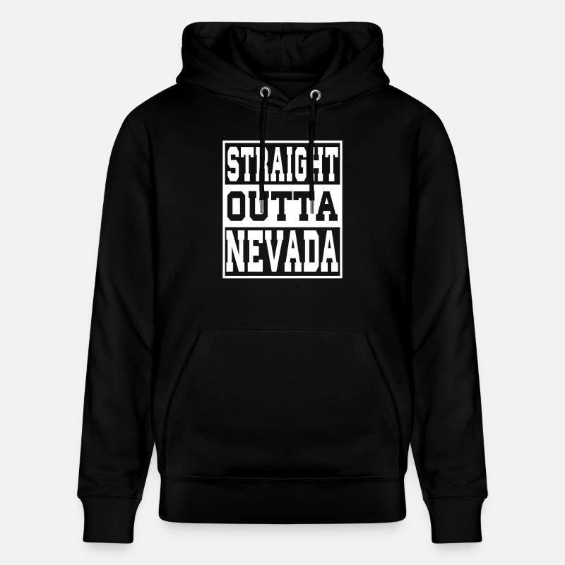 Nevada Spruch Lustig Nevada Geschenk - Stanley/Stella Unisex Bio-Hoodie CRUISER - Schwarz