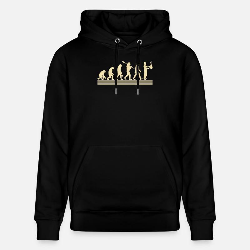 Évolution de la boucherie - Sweat à capuche bio CRUISER Stanley/Stella Unisexe - noir