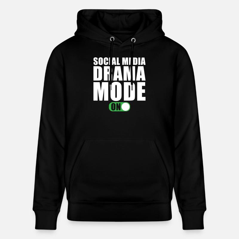 Mode médias sociaux activé - Sweat à capuche bio CRUISER Stanley/Stella Unisexe - noir