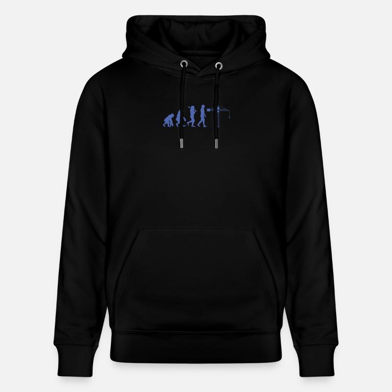 Évolution du grutier - Sweat à capuche bio CRUISER Stanley/Stella Unisexe - noir