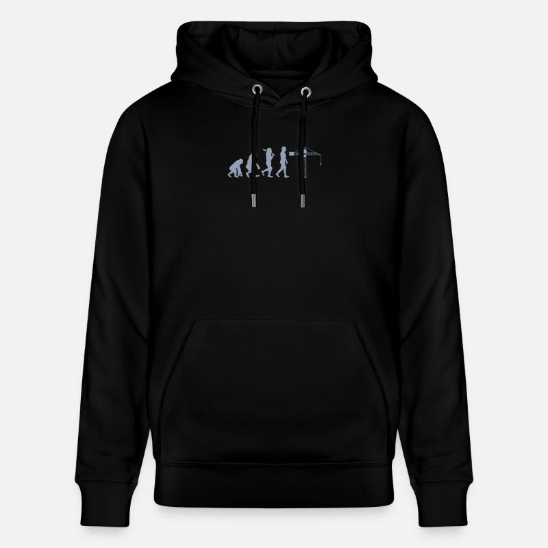 Kranführer Evolution - Stanley/Stella Unisex Bio-Hoodie CRUISER  - Schwarz