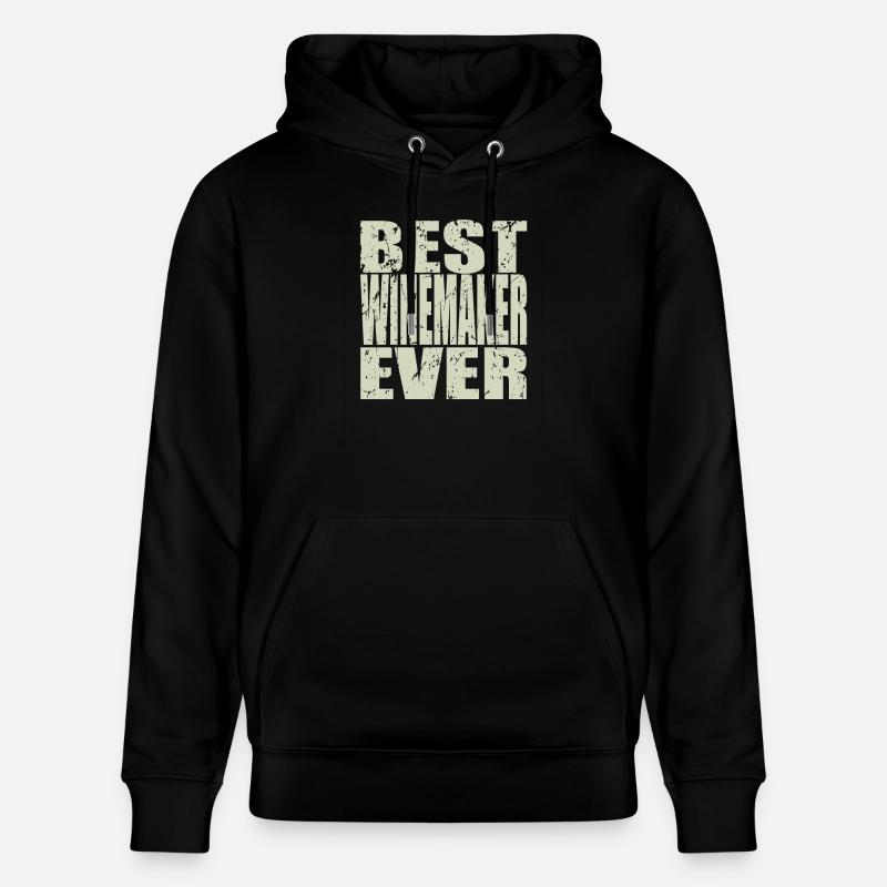 Best Winzer ever Winzer Geschenk - Stanley/Stella Unisex Bio-Hoodie CRUISER  - Schwarz