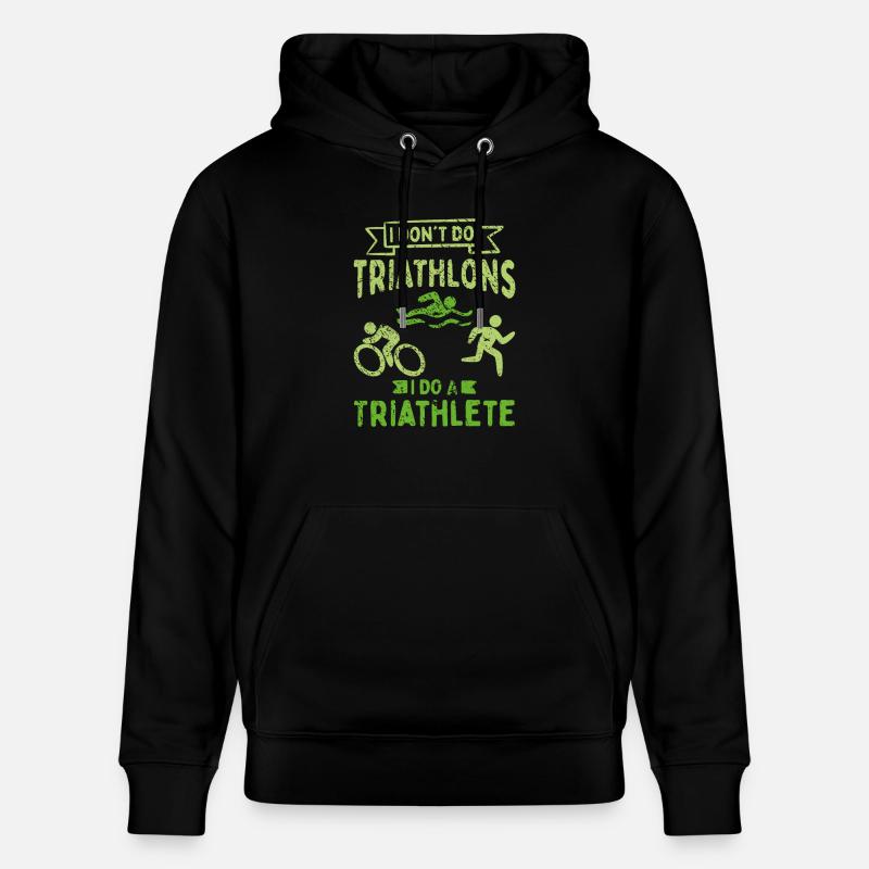 Triathlon Triathlet - Stanley/Stella Unisex Bio-Hoodie CRUISER  - Schwarz