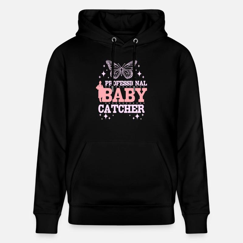 Attrape-bébé professionnel - Sweat à capuche bio CRUISER Stanley/Stella Unisexe - noir