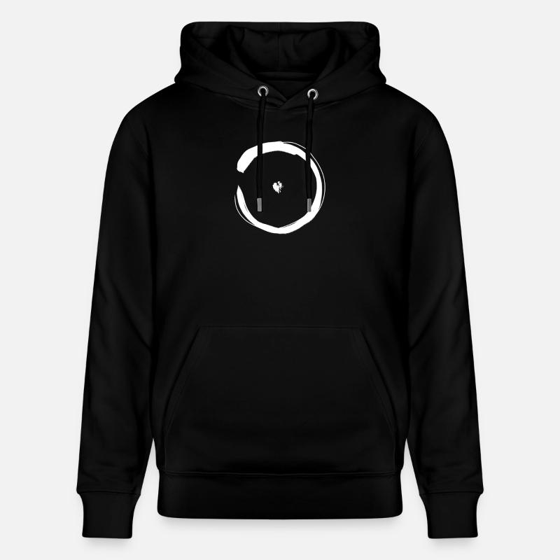 Symbole d’astrologie du soleil - Sweat à capuche bio CRUISER Stanley/Stella Unisexe - noir