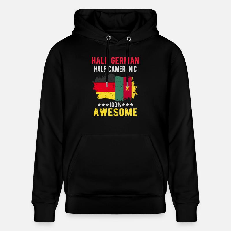 Moitié allemand moitié camerounais - Sweat à capuche bio CRUISER Stanley/Stella Unisexe - noir