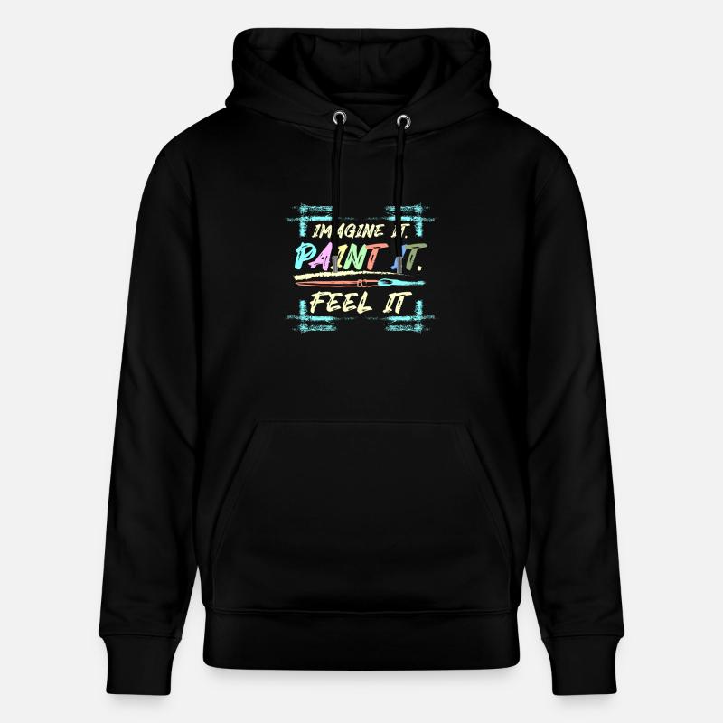 Imaginez-le Peignez-le sentez-le - Sweat à capuche bio CRUISER Stanley/Stella Unisexe - noir