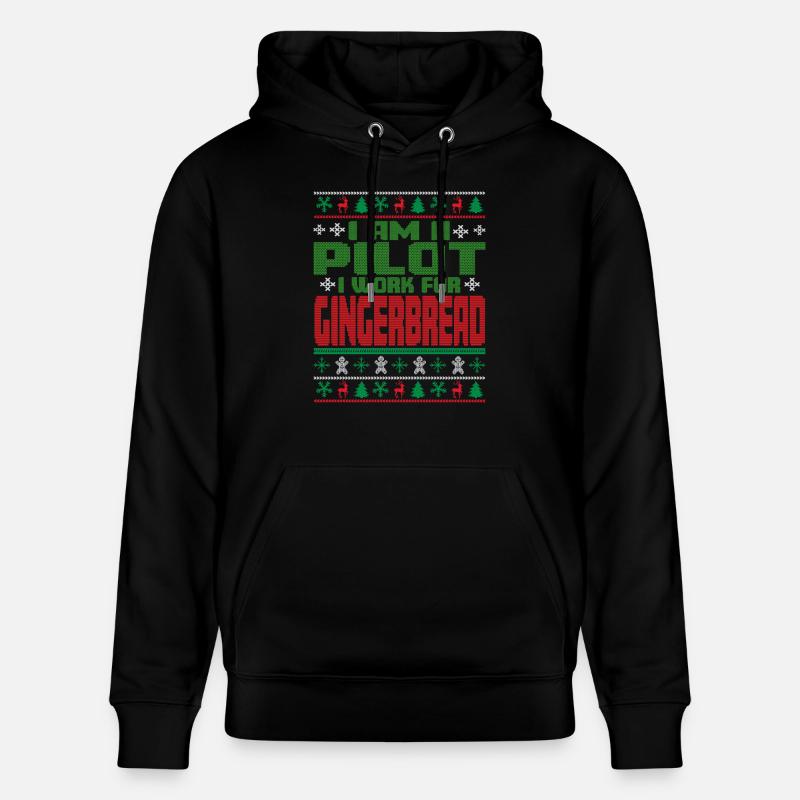 Citation de Noël du pilote - Sweat à capuche bio CRUISER Stanley/Stella Unisexe - noir