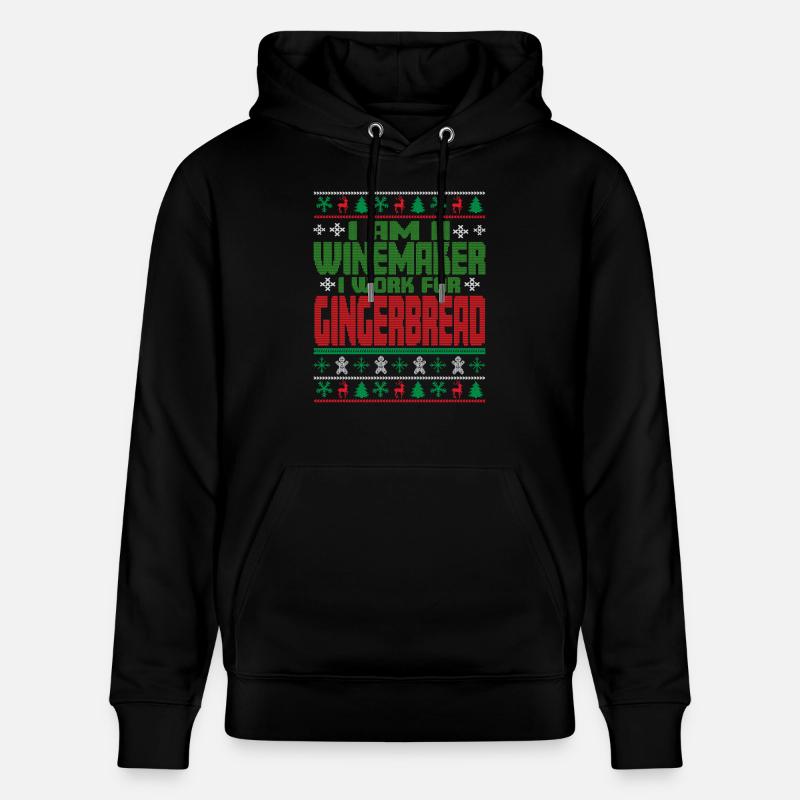 Vigneron Noël Dicton - Sweat à capuche bio CRUISER Stanley/Stella Unisexe - noir