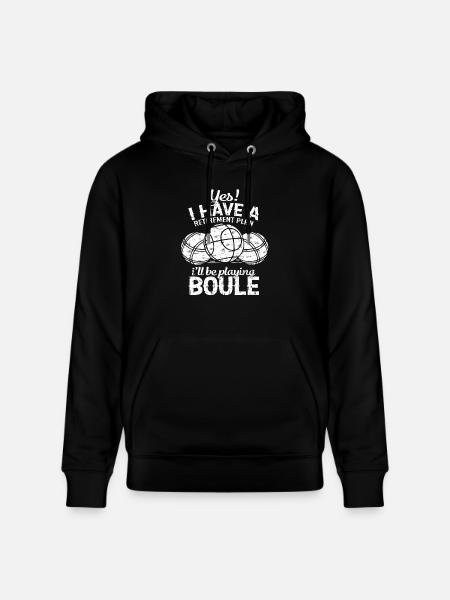 Boule Rente Plan - Stanley/Stella Unisex Bio-Hoodie CRUISER  - Schwarz