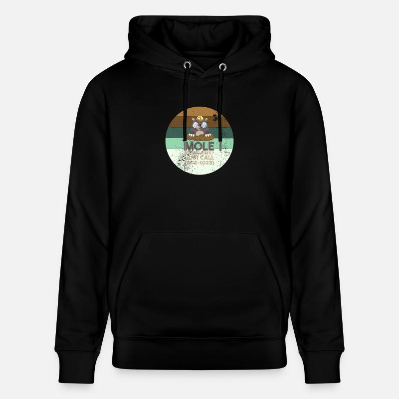 Mole Moles Chimie - Sweat à capuche bio CRUISER Stanley/Stella Unisexe - noir