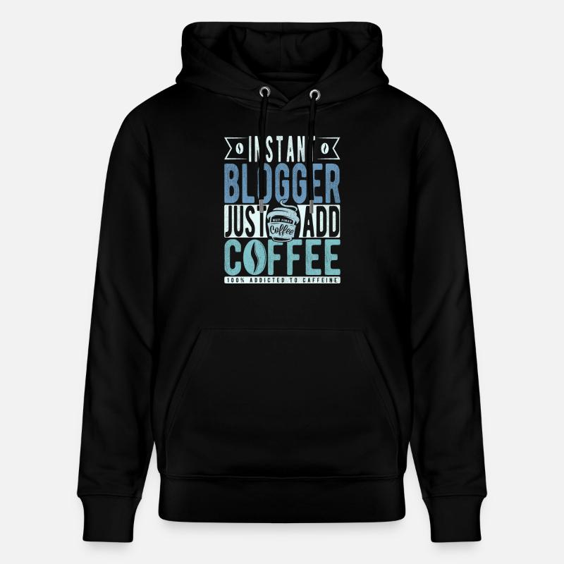 Dicton de café Buchalter - Sweat à capuche bio CRUISER Stanley/Stella Unisexe - noir