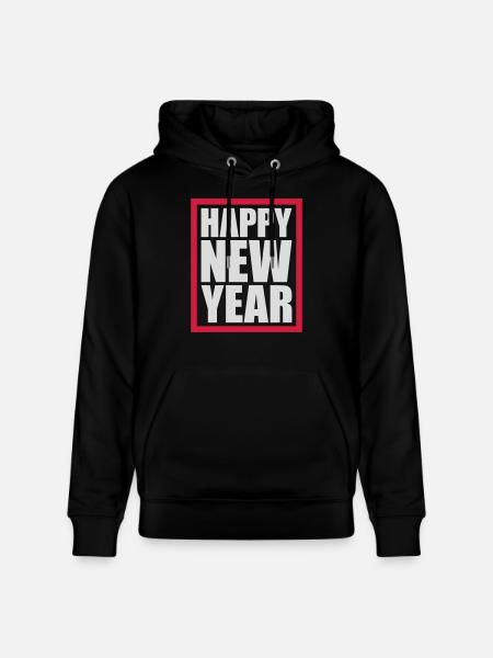 Citation Bonne année - Sweat à capuche bio CRUISER Stanley/Stella Unisexe - noir