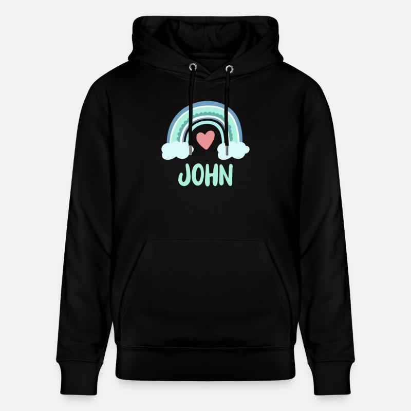 John Nom Rainbow Baby - Sweat à capuche bio CRUISER Stanley/Stella Unisexe - noir