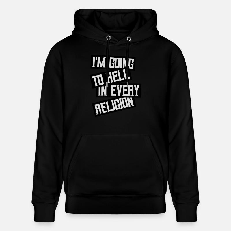 im going to hell - Stanley/Stella Unisex Bio-Hoodie CRUISER  - Schwarz