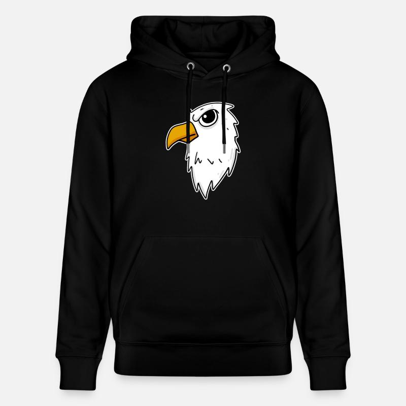 Tête d’aigle - Sweat à capuche bio CRUISER Stanley/Stella Unisexe - noir