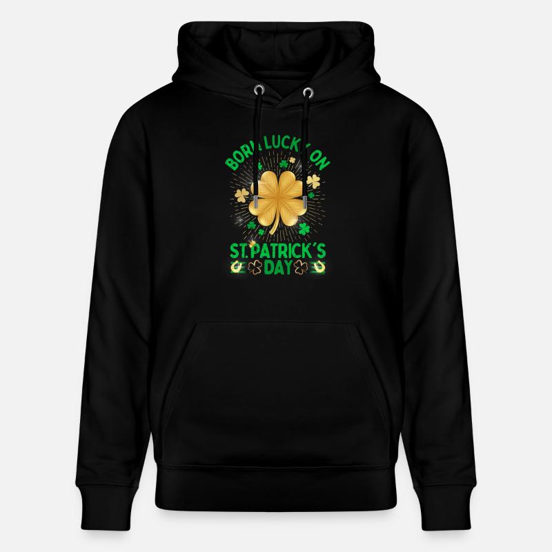 Irland Saint Patrick's Day oder - Stanley/Stella Unisex Bio-Hoodie CRUISER  - Schwarz