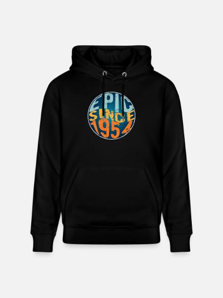 Epic since 1954 - Stanley/Stella CRUISER Unisex Organic Hoodie - black