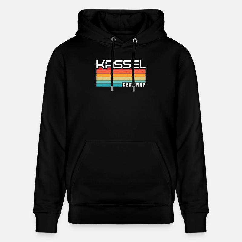 Kasselerin Kasseler Kassel - Sweat à capuche bio CRUISER Stanley/Stella Unisexe - noir