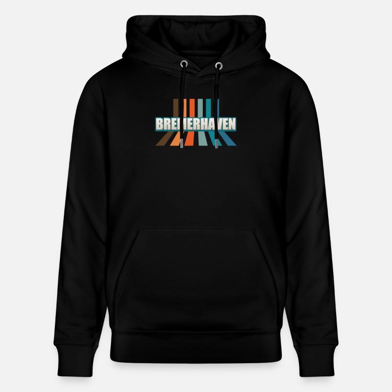 Bremerhavenerin Bremerhavener Bremerhaven - Sweat à capuche bio CRUISER Stanley/Stella Unisexe - noir