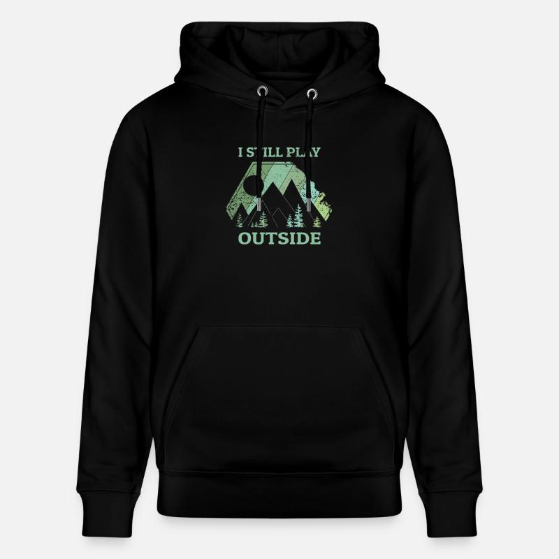 Camping - Sweat à capuche bio CRUISER Stanley/Stella Unisexe - noir