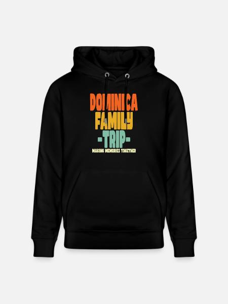 Dominica Family Trip Holidays - Stanley/Stella CRUISER Unisex Organic Hoodie - black