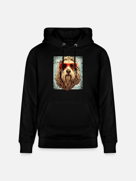 Maremmano Abruzzese German Shepherd - Stanley/Stella CRUISER Unisex Organic Hoodie - black