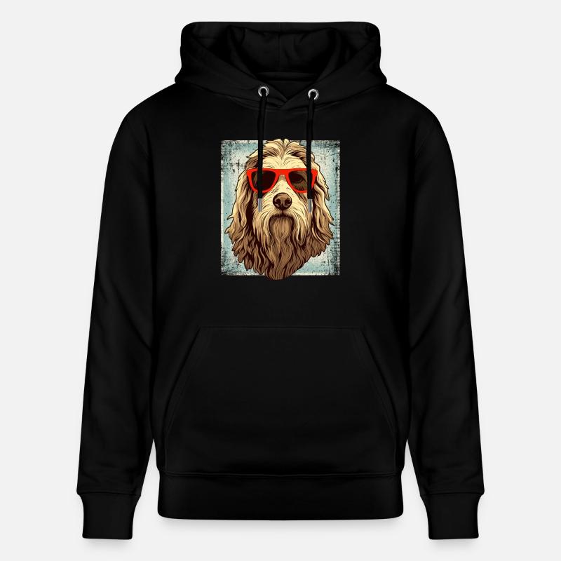 Maremmano Abruzzese Berger allemand - Sweat à capuche bio CRUISER Stanley/Stella Unisexe - noir