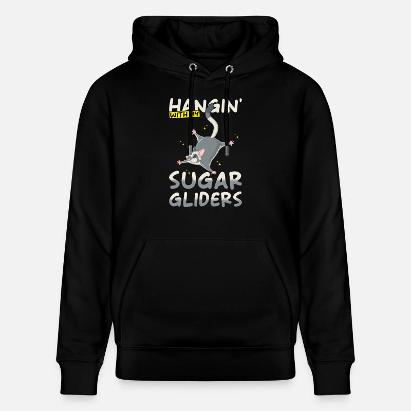 Sugar Glider Spruch - Stanley/Stella Unisex Bio-Hoodie CRUISER - Schwarz