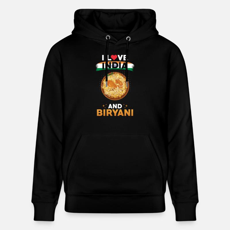 Biryani Inde Cuisine indienne - Sweat à capuche bio CRUISER Stanley/Stella Unisexe - noir