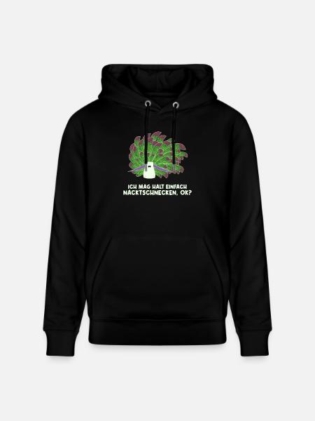 Nudibranch Nacktkiemer Nacktschnecken - Stanley/Stella Unisex Bio-Hoodie CRUISER  - Schwarz