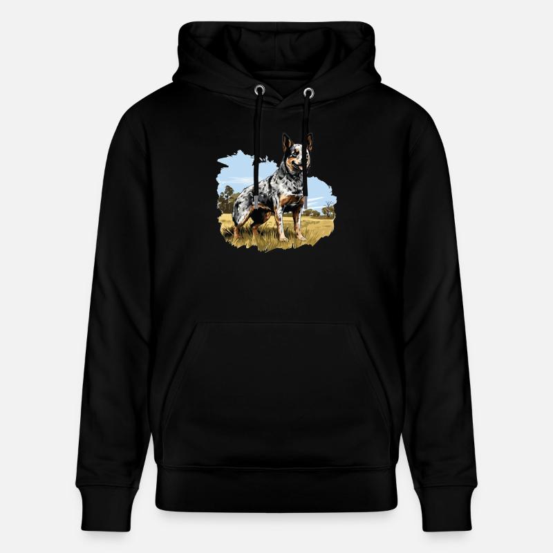 Hund Bouvier australien - Sweat à capuche bio CRUISER Stanley/Stella Unisexe - noir