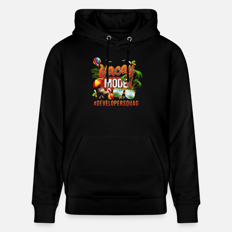 Developer Vacation Group #Developersquad - Sweat à capuche bio CRUISER Stanley/Stella Unisexe - noir