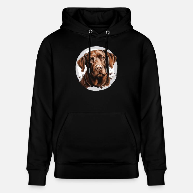 Labrador - Sweat à capuche bio CRUISER Stanley/Stella Unisexe - noir