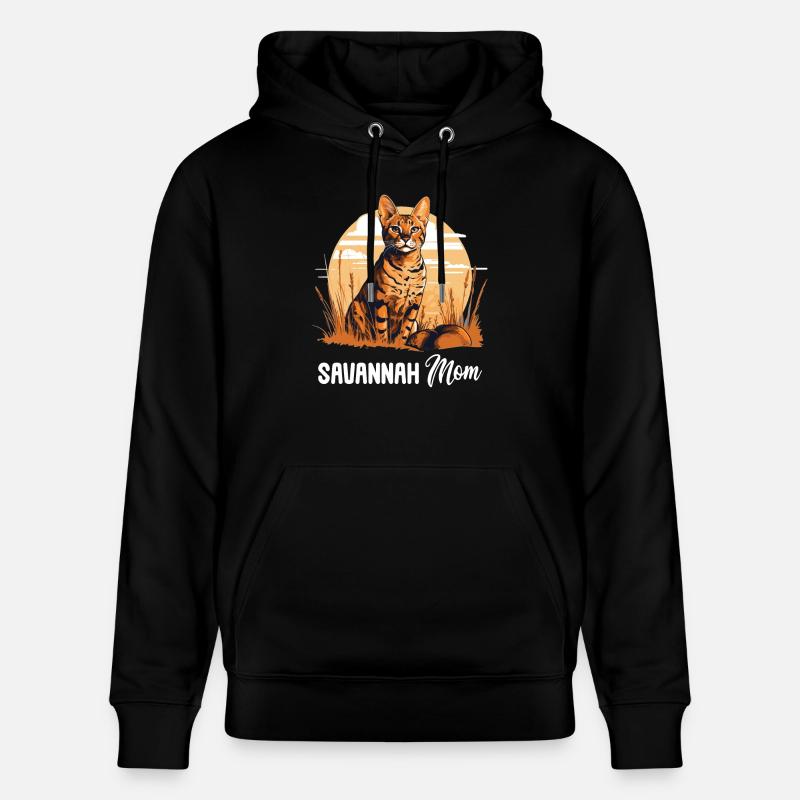 Savane - Sweat à capuche bio CRUISER Stanley/Stella Unisexe - noir