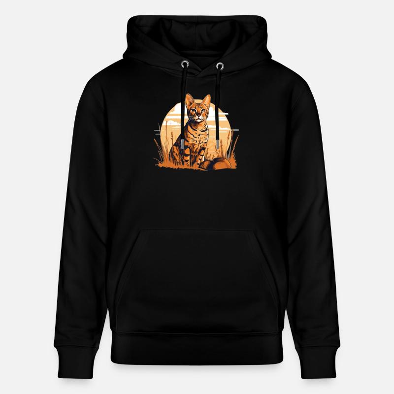 Savane - Sweat à capuche bio CRUISER Stanley/Stella Unisexe - noir