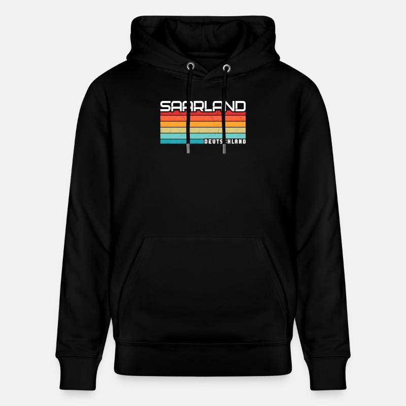 Sarre Saarlander Sarre - Sweat à capuche bio CRUISER Stanley/Stella Unisexe - noir