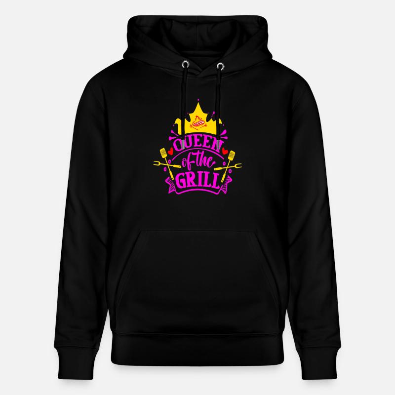 Reine du grill - Sweat à capuche bio CRUISER Stanley/Stella Unisexe - noir