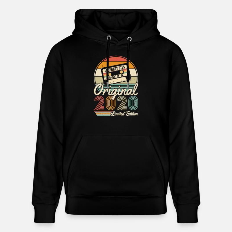 2020 - Sweat à capuche bio CRUISER Stanley/Stella Unisexe - noir