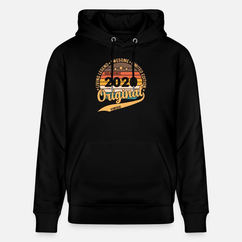 2020 - Sweat à capuche bio CRUISER Stanley/Stella Unisexe - noir