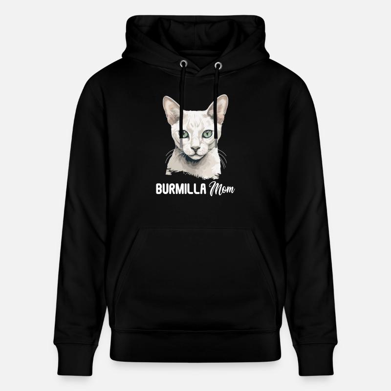 Burmilla Chaton Burmilla Chat - Sweat à capuche bio CRUISER Stanley/Stella Unisexe - noir