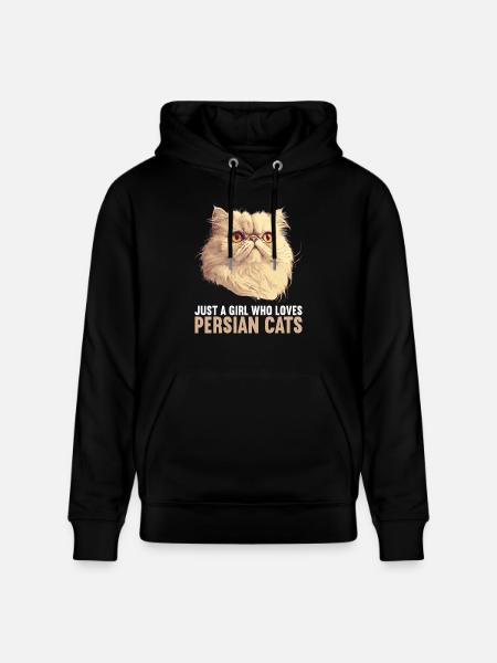 Persian Cat Perserkatze - Stanley/Stella Unisex Bio-Hoodie CRUISER  - Schwarz