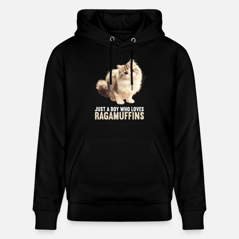 Ragamuffin Chaton Ragamuffin Chat - Sweat à capuche bio CRUISER Stanley/Stella Unisexe - noir