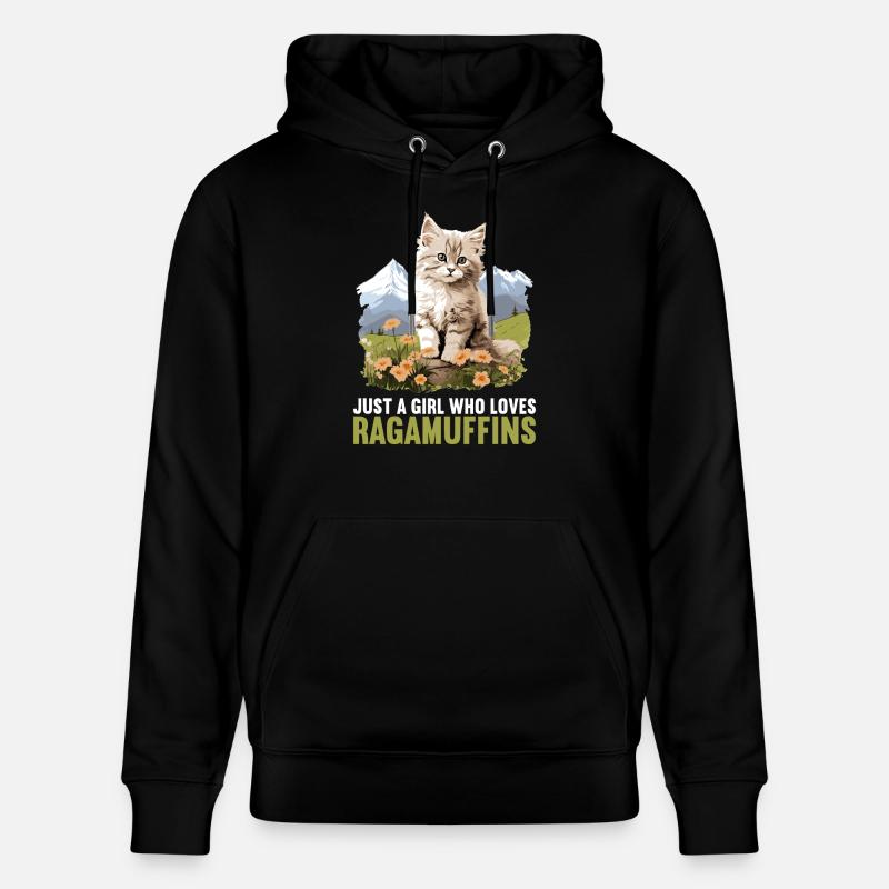 Ragamuffin Chaton Ragamuffin Chat - Sweat à capuche bio CRUISER Stanley/Stella Unisexe - noir
