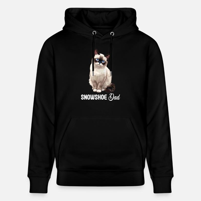 Chaton raquette Chat raquette - Sweat à capuche bio CRUISER Stanley/Stella Unisexe - noir