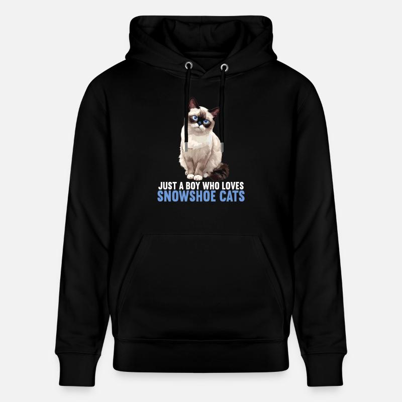 Chaton raquette Chat raquette - Sweat à capuche bio CRUISER Stanley/Stella Unisexe - noir
